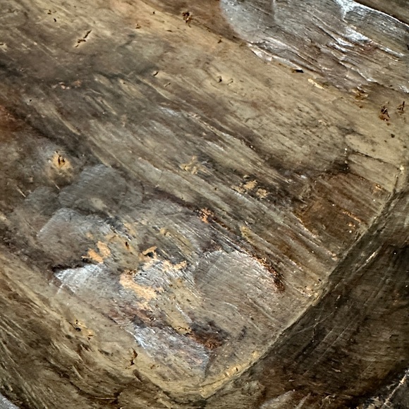 Rustic Hand Carved Wooden Bread Bowl or Serving Tray - Picture 7 of 12